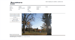 Desktop Screenshot of jacobhere.com
